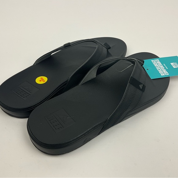 REEF Cushion Phantom Flip Flops Black US Mens Size 13 NWT - Picture 5 of 12